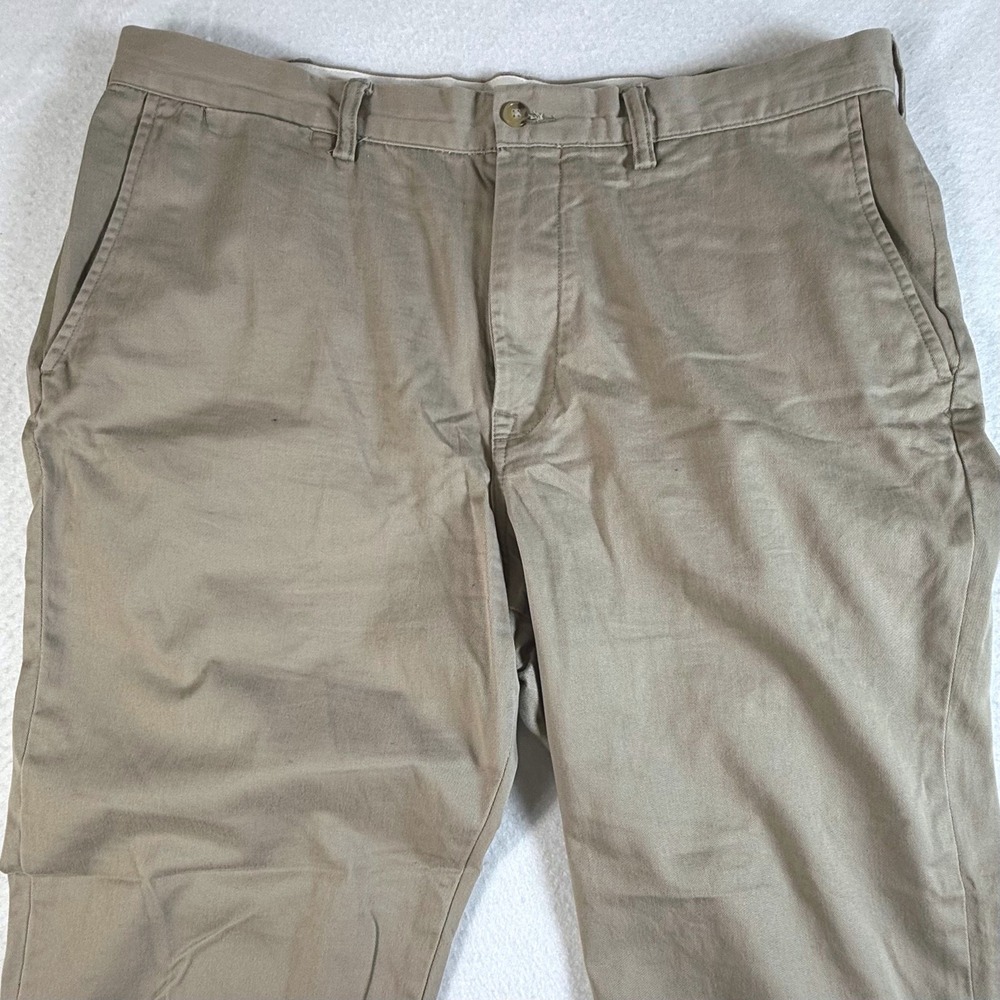 Polo Ralph Lauren Chino Pants Mens 36x30 Classic Fit Cotton Twill Khaki Tan